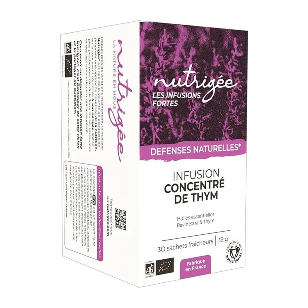 Nutrigée Infusión concentrada de tomillo bio 30 sobres