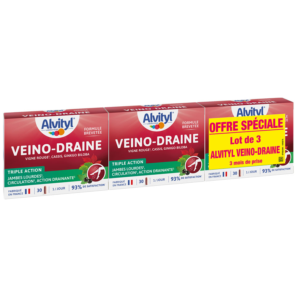 Alvityl Veino-Draine 3x30 cápsulas