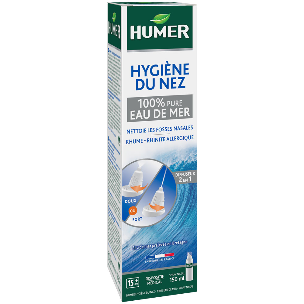 Humer Higiene nasal agua de mar isotónica adultos 150 ml