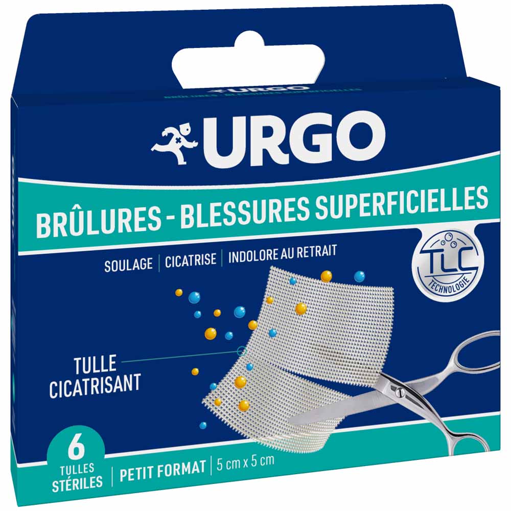 Urgo Heridas Superficiales Tules Estériles 5x5cm x6