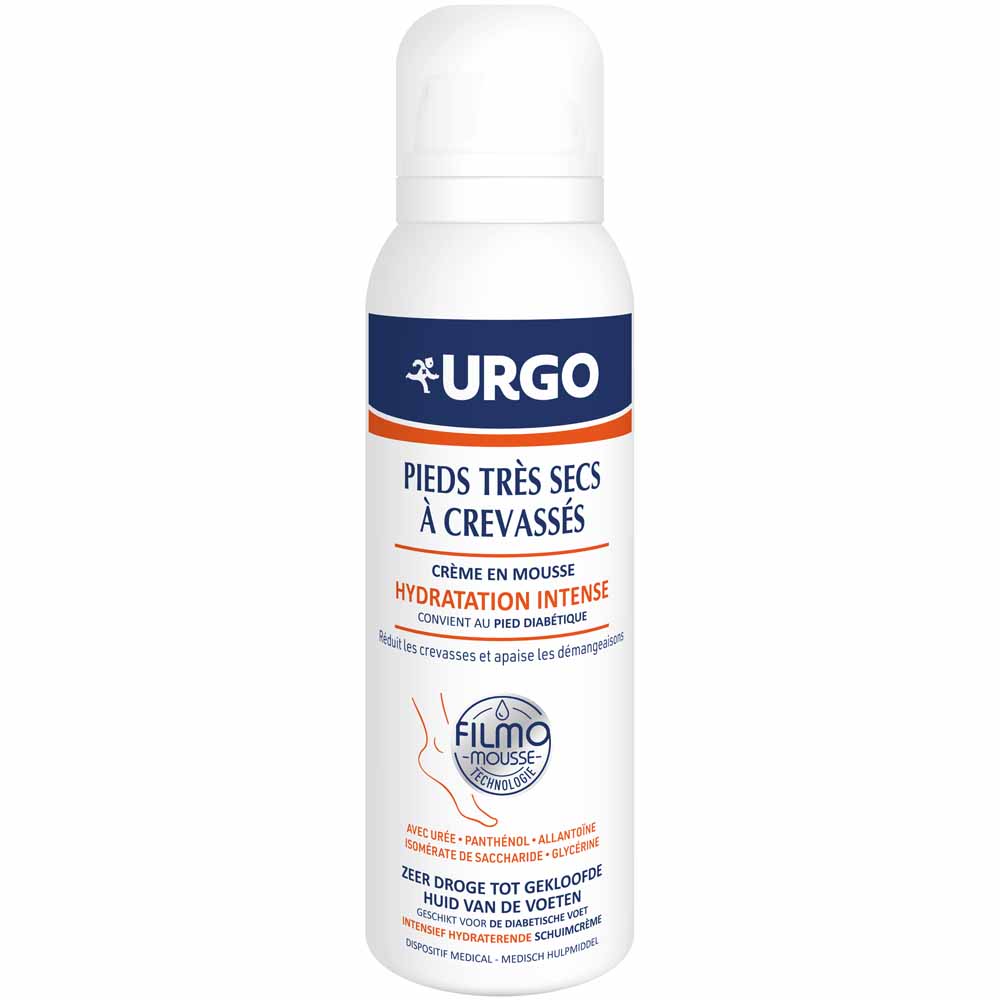 Urgo Crema espumosa para pies muy secos o agrietados 125 ml