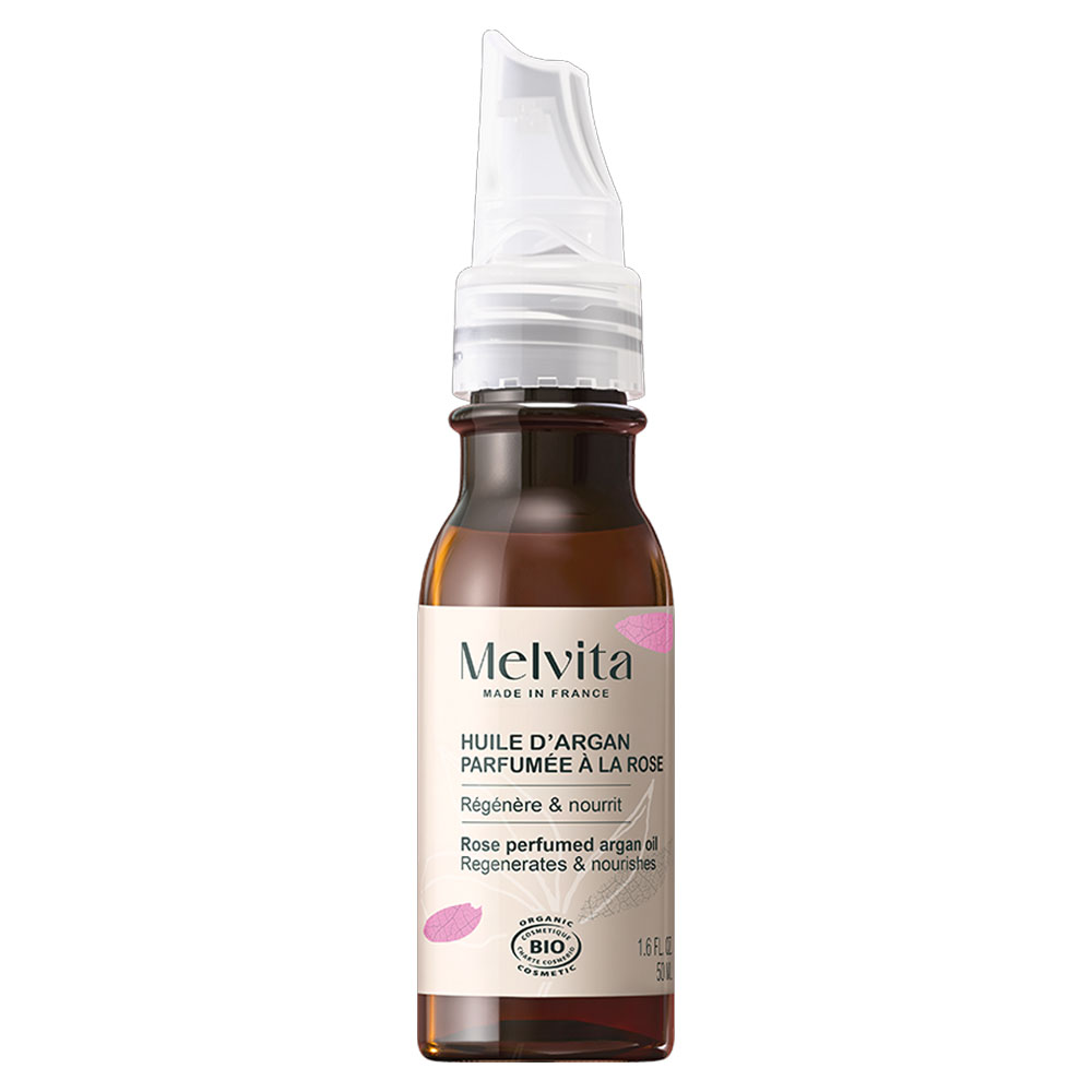 Melvita Aceite de argán bio perfumado con rosa 50 ml