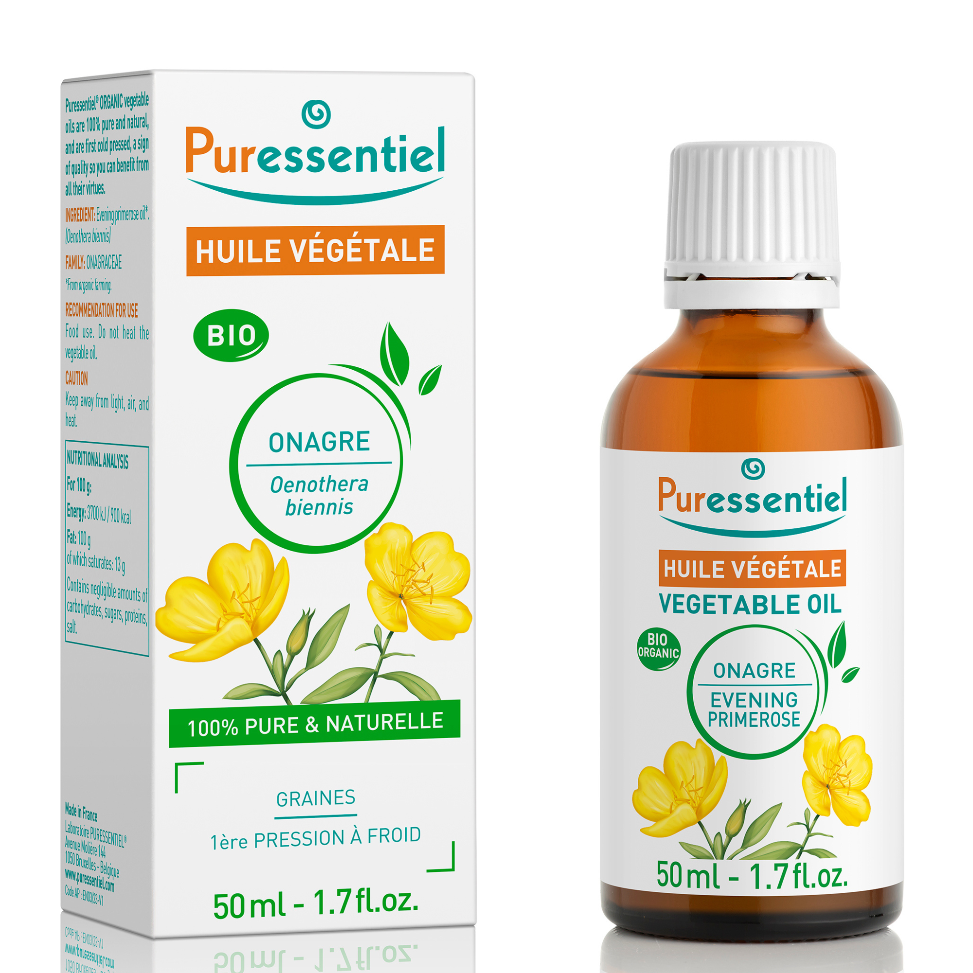 Puressentiel Aceites Vegetales Onagra bio 50 ml