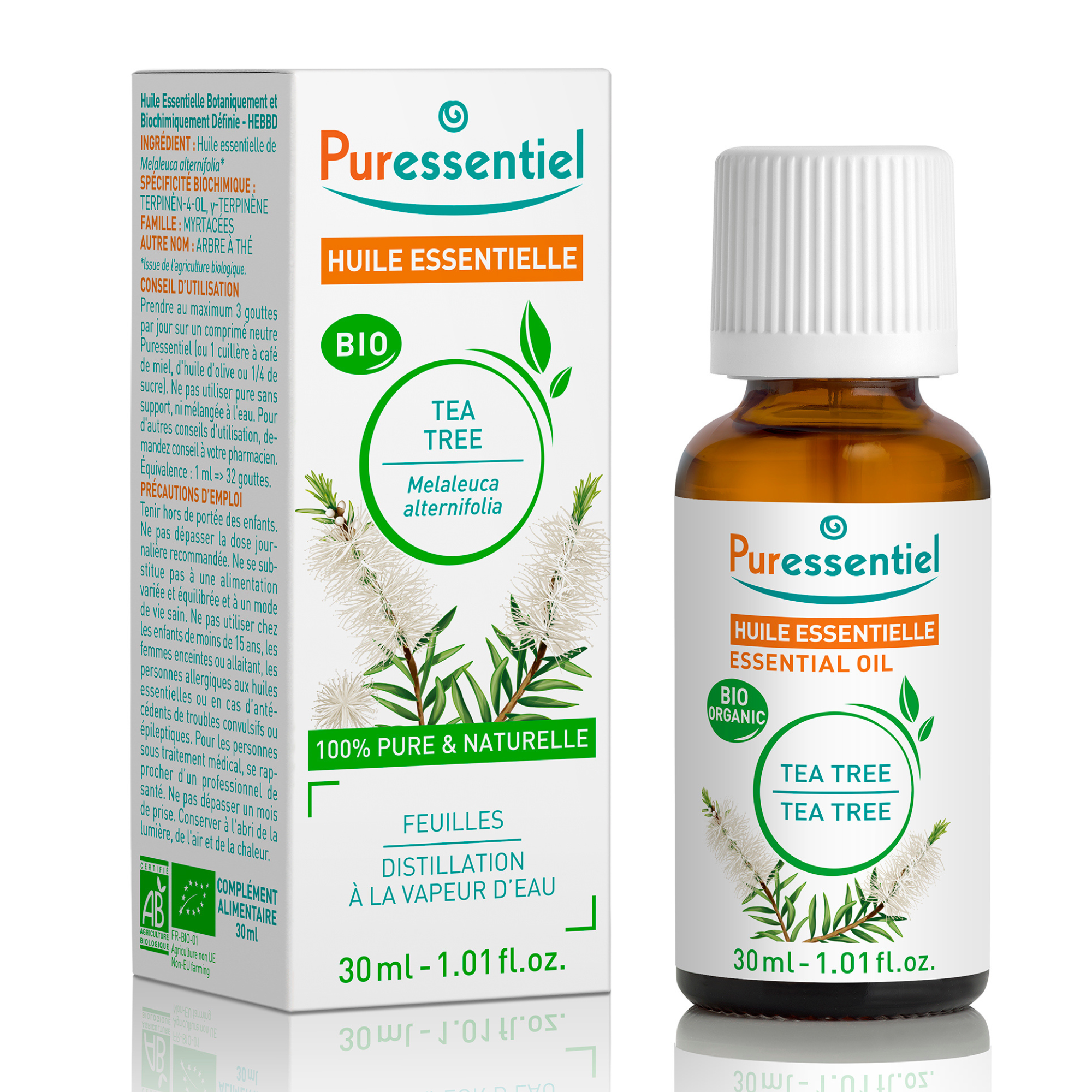 Puressentiel Aceites Esenciales Árbol de té ecológico 30 ml