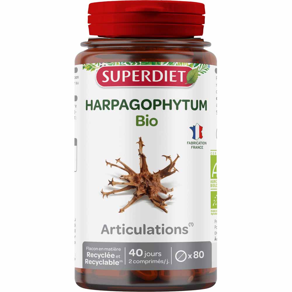 Superdiet Harpagofito bio articulaciones 80 comprimidos