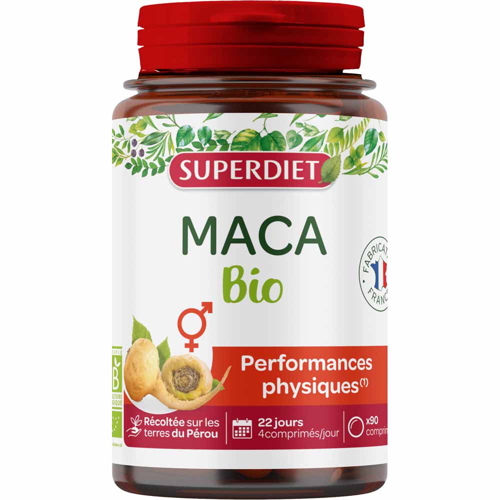 Superdiet Maca bio 90 comprimidos