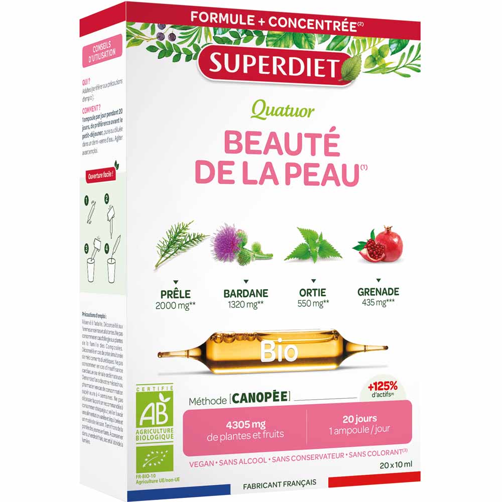 Superdiet Bardana Belleza De La Piel Bio 20 Ampollas