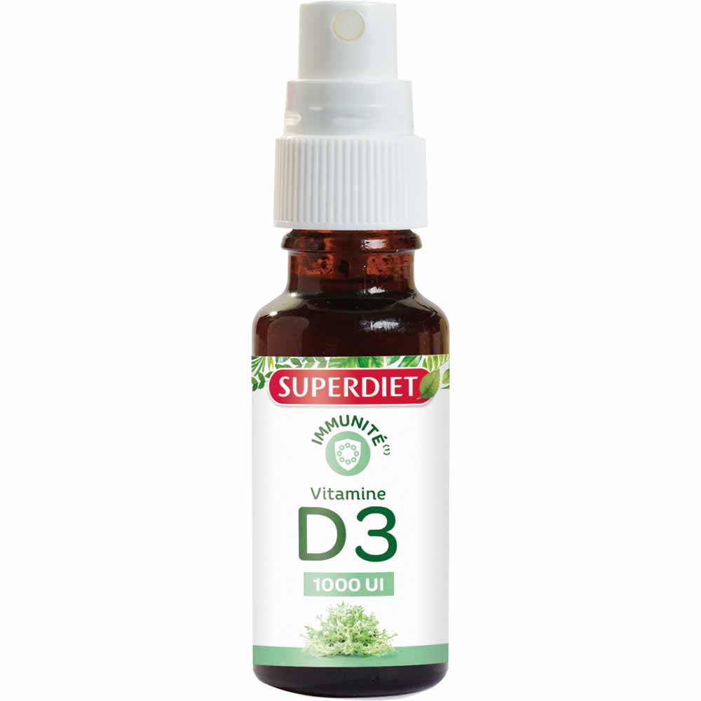 Superdiet Vitamina D3 Spray Origines de la planta 20 ml