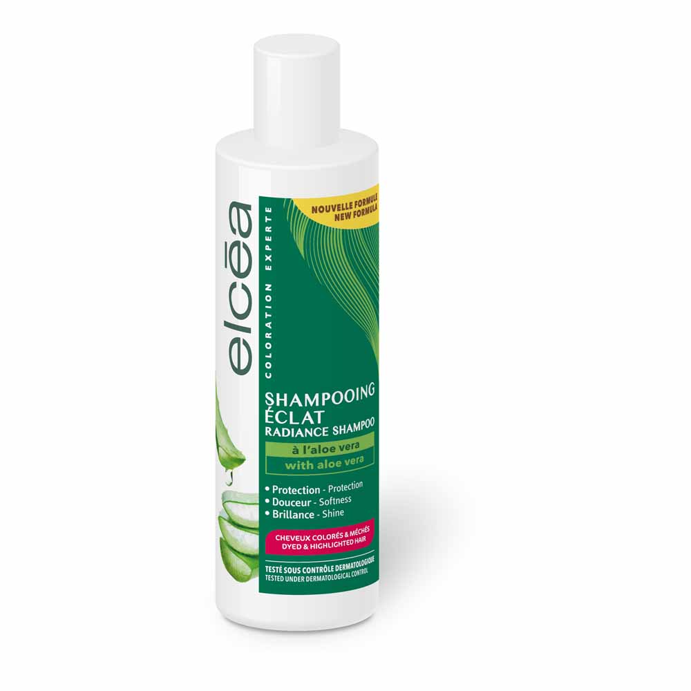 Elcea Champú brillo radiante cabello teñido 250 ml