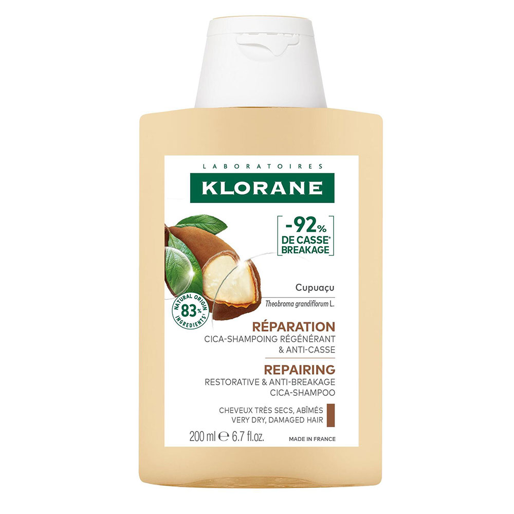 Klorane Cupuacu Champú reparador bio para cabello muy seco 200 ml
