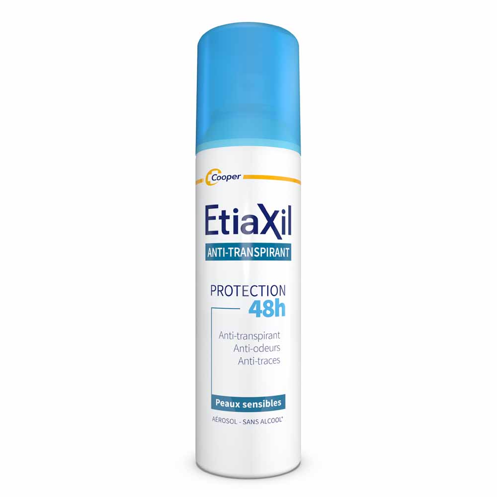 Etiaxil Antitranspirante Desodorante en aerosol protección 48h piel sensible 150 ml