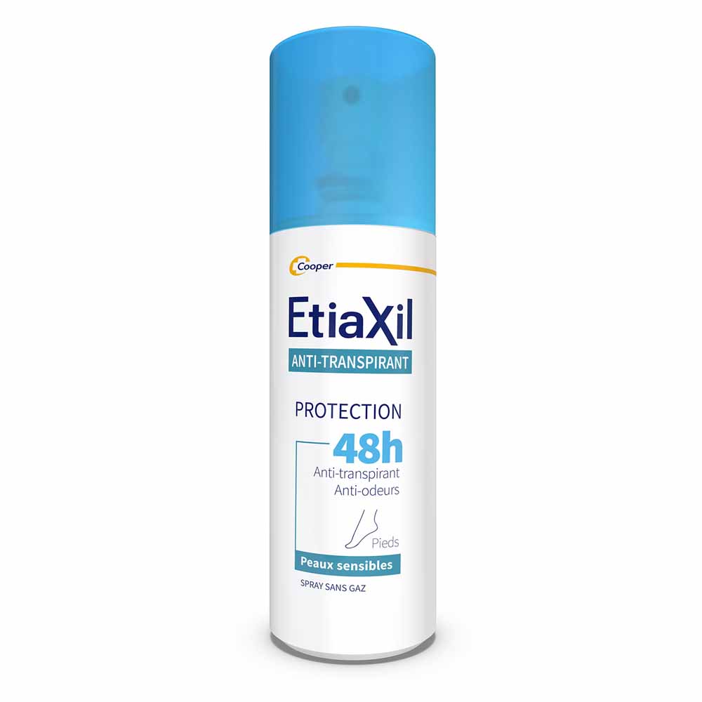 Etiaxil Antitranspirante Desodorante protección 48h pies pieles sensibles 100 ml