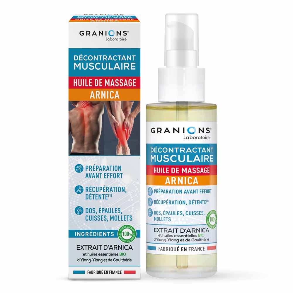 Granions Aceite de masaje descontracturante muscular Arnica 100 ml