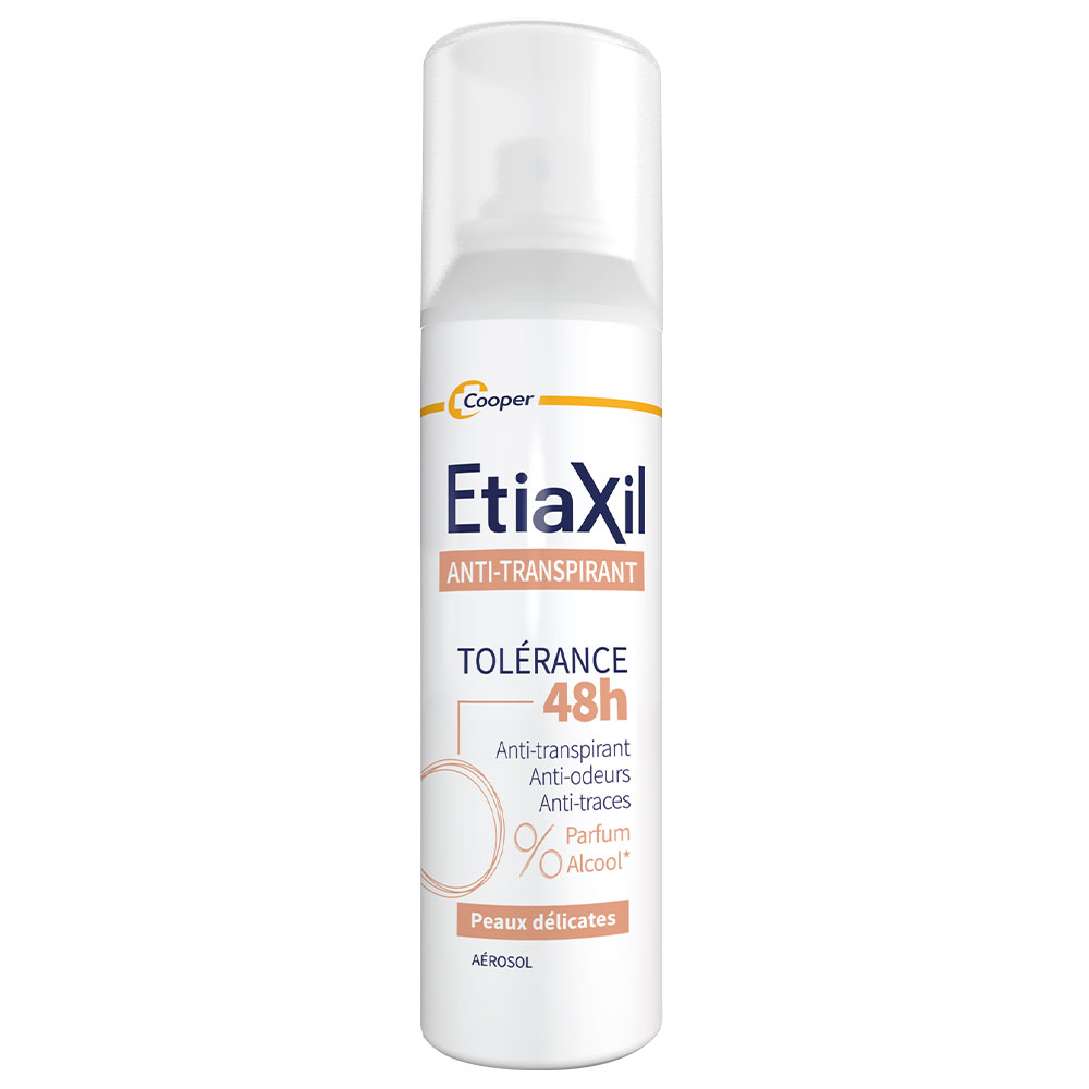 Etiaxil Antitranspirante Aerosol tolerancia 48h piel sensible 150 ml