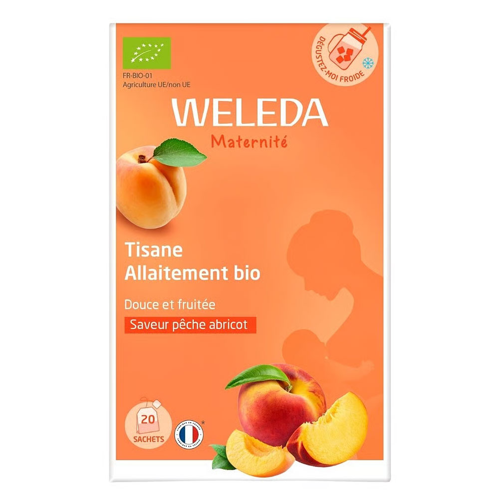 Weleda Infusión lactancia bio melocotón albaricoque 20 sobres