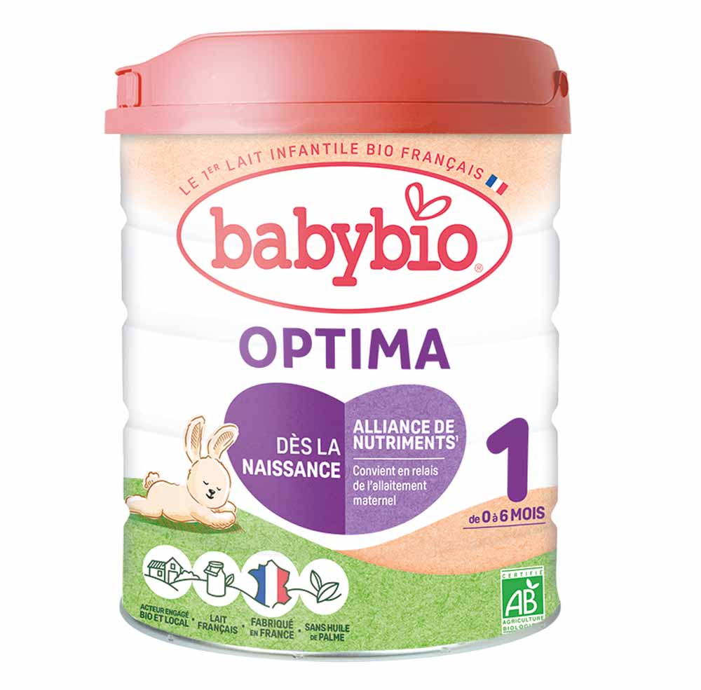 Babybio Leches Infantiles Optima 1 Leche en Polvo Ecológica 0-6 Meses De 0 A 6 Mois 800g