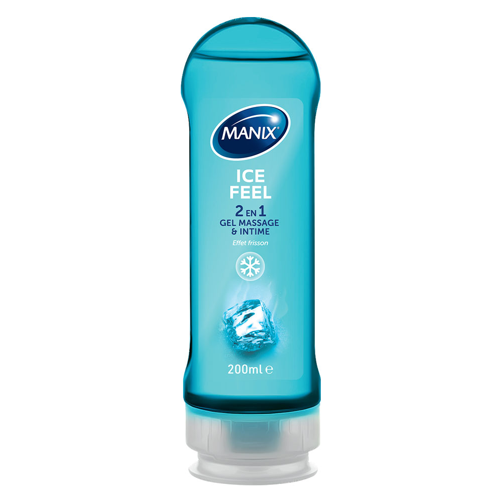 Manix ICE FEEL Gel de massage 2en1 effet froid 200ml