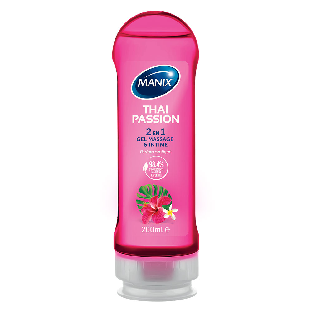 Manix THAI PASSION Gel de massage 2en1 parfum exotique 200ml