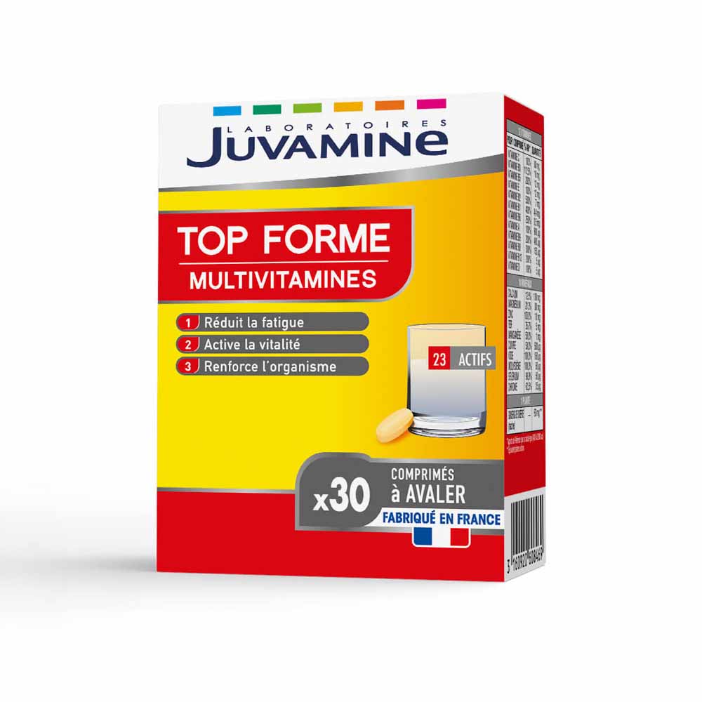 Juvamine Top Forma Multivitaminas 23 activos 30 comprimidos