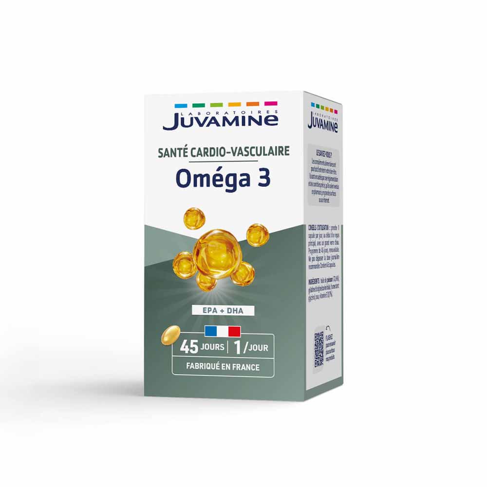Juvamine Omega3 Salud Cardiovascular 45 Cápsulas