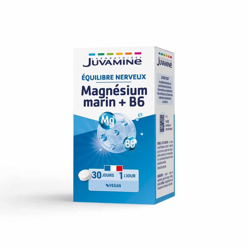 Juvamine Magnesio Marino Vitamina B6 30 Comprimidos