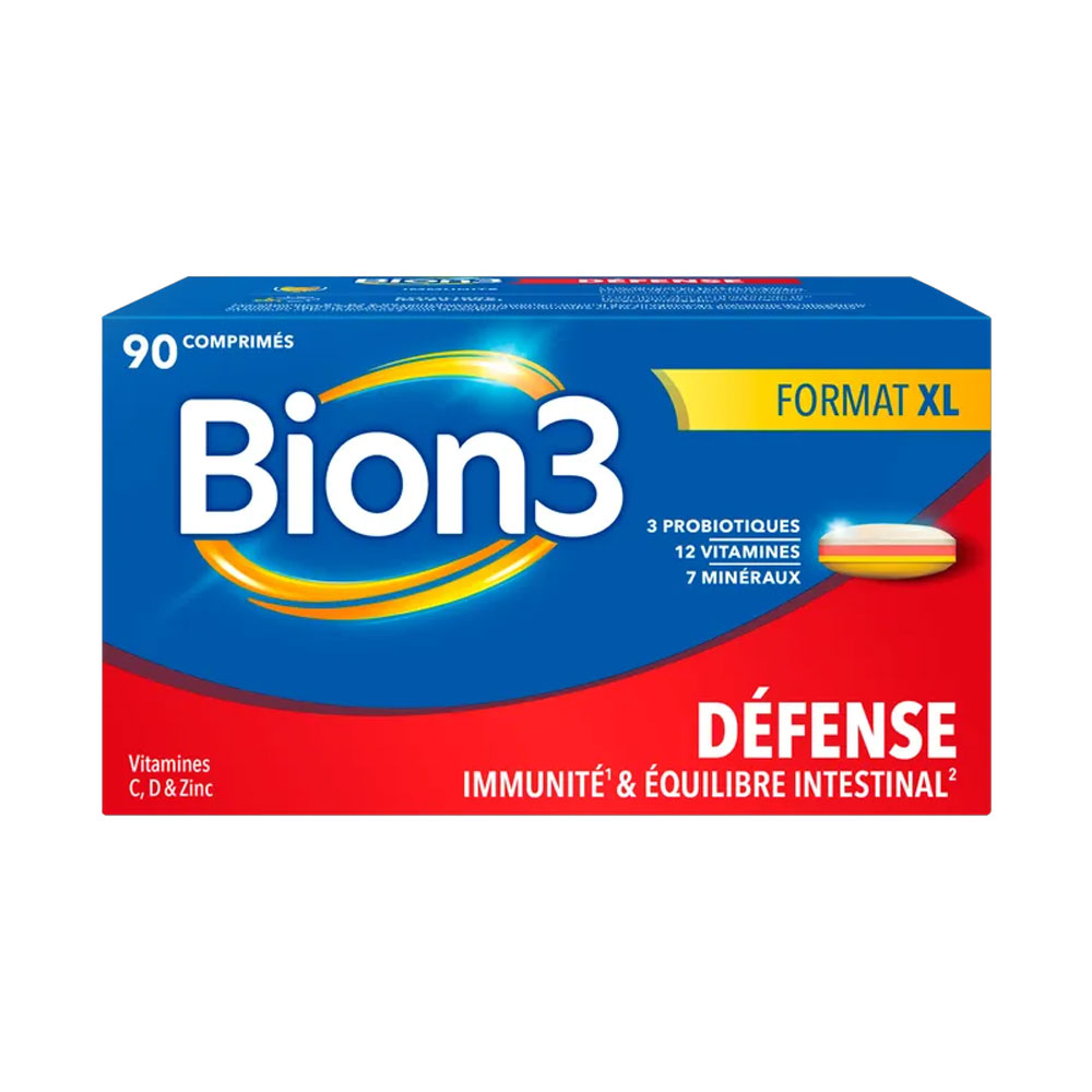Bion3 Defensa adultos inmunidad y equilibrio intestinal 90 comprimidos