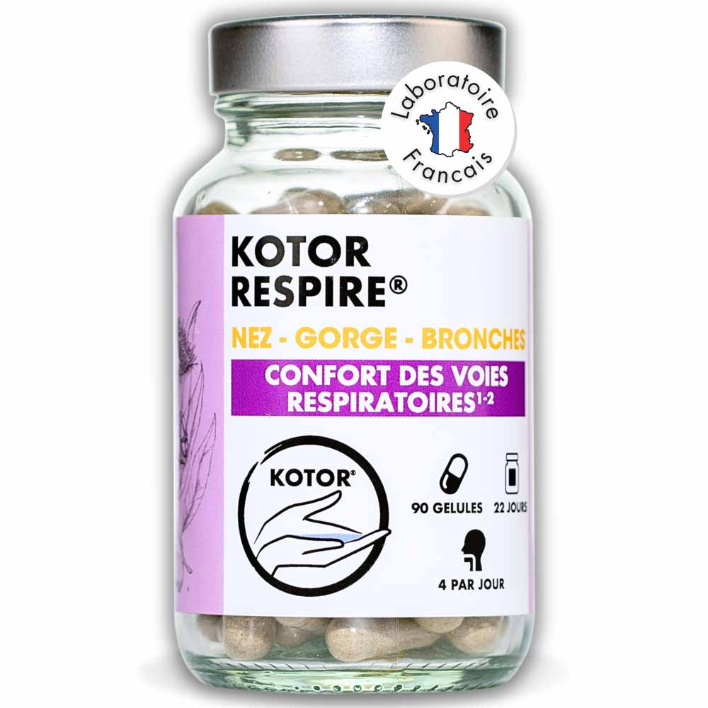 Kotor Pharma Respira nariz, garganta y bronquios 90 cápsulas