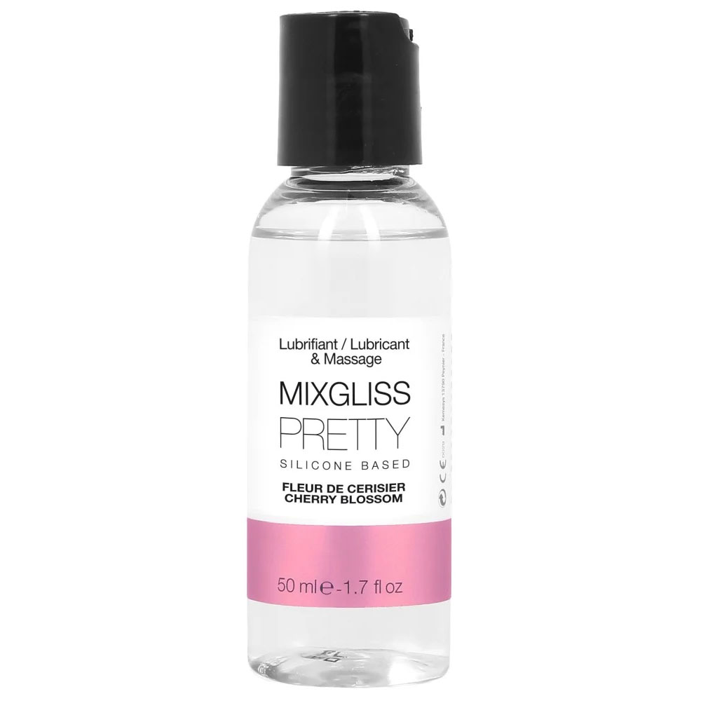 Mixgliss Lubrificante y masaje de base silicona aroma flor de cerezo 50 ml
