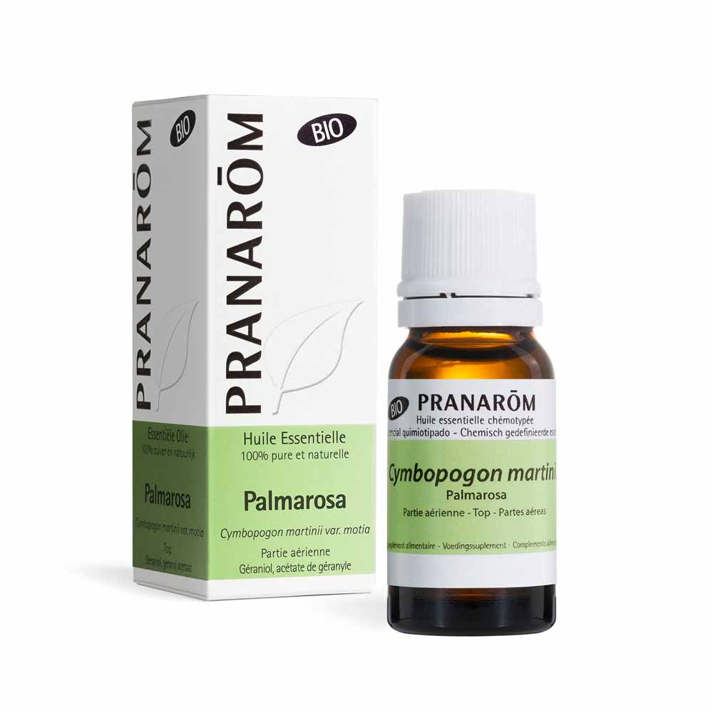 Pranarôm Aceites Esenciales Aceite esencial ecológico de palmarosa 10 ml