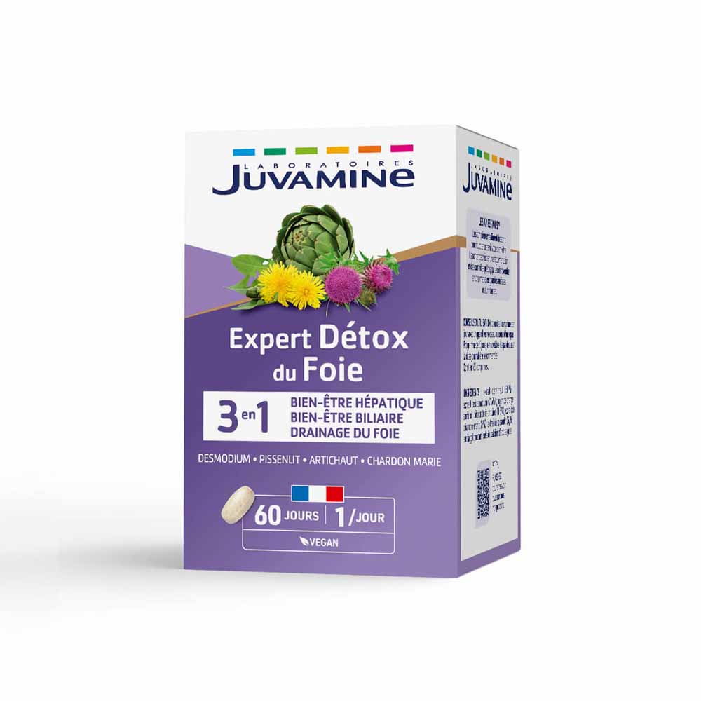 Juvamine Bienestar hepático Expert'Nature 60 comprimidos