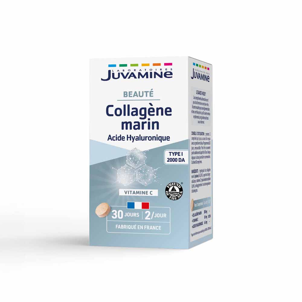 Juvamine Colágeno Marino Ácido Hialurónico 60 Comprimidos