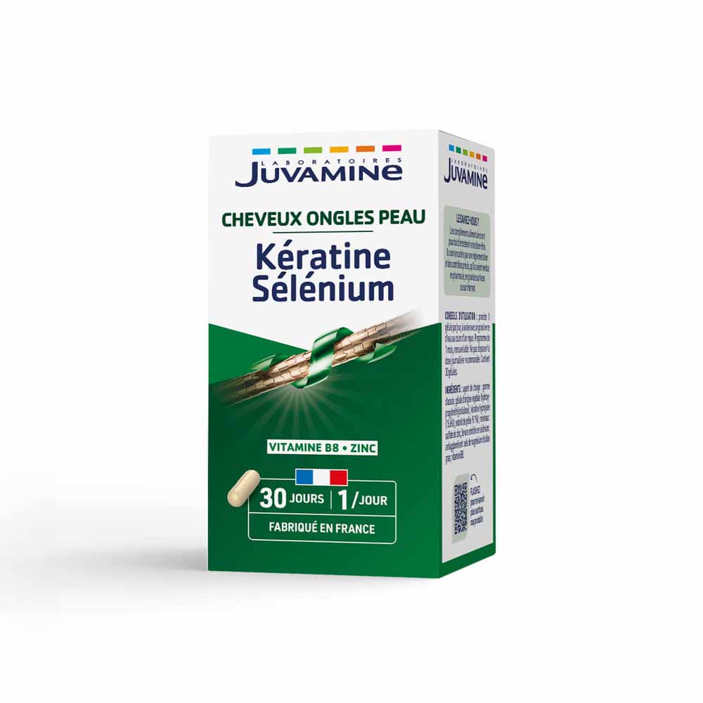 Juvamine Queratina selenio 30 cápsulas