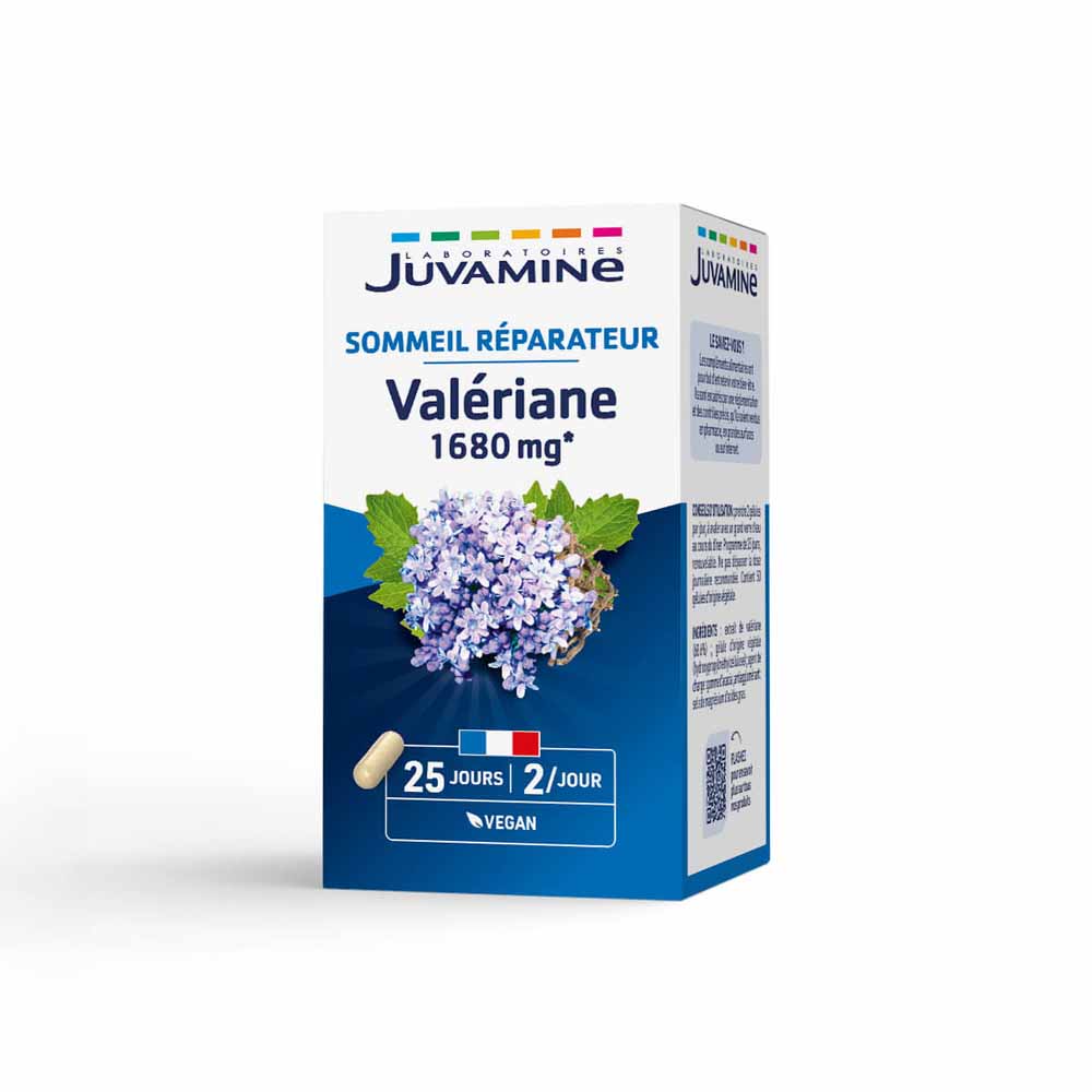 Juvamine Valeriana 1680 mg sueño reparador x50 Cápsulas