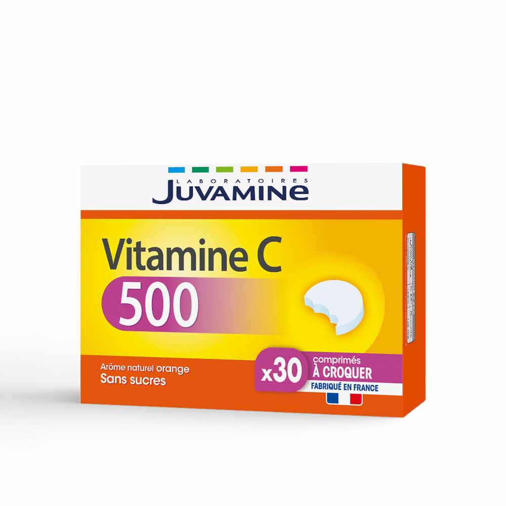 Juvamine Vitamina C 500 comprimidos masticables