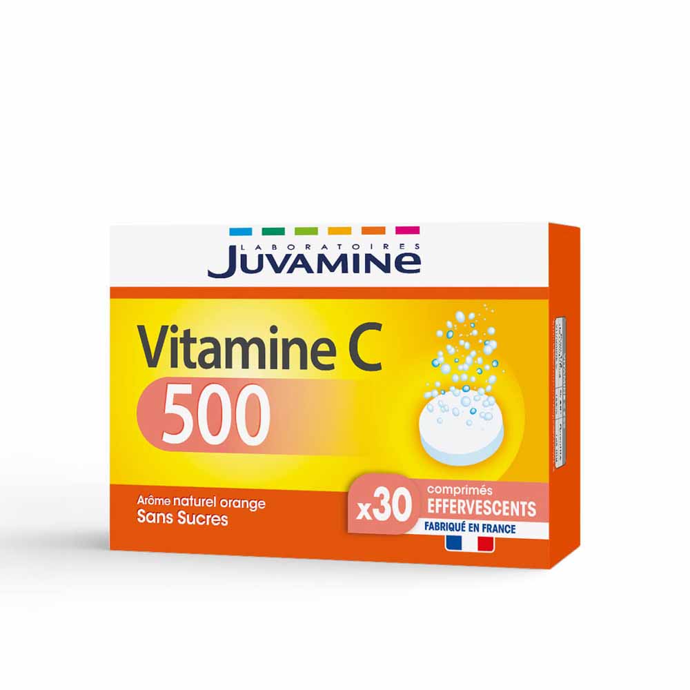 Juvamine Vitamina C 500 30 comprimidos efervescentes
