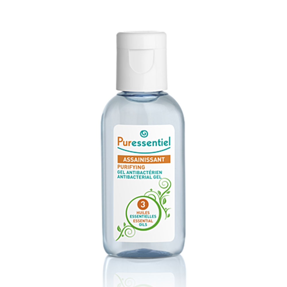 Puressentiel Saneamiento Gel antibacteriano con 3 aceites esenciales 25 ml