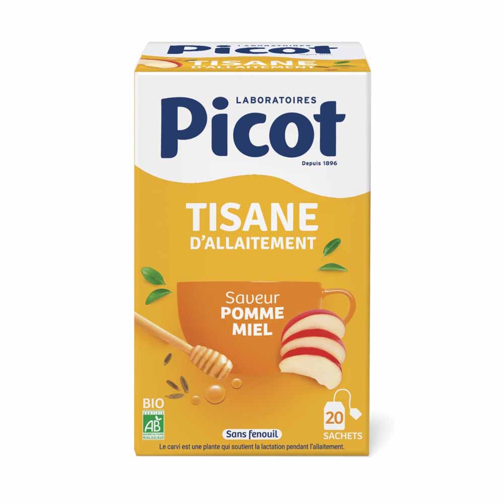 Picot Infusión lactancia mamá manzana y miel 20 sobres