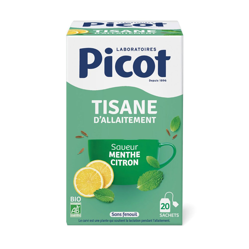 Picot Infusión para lactancia menta limón 20 sobres