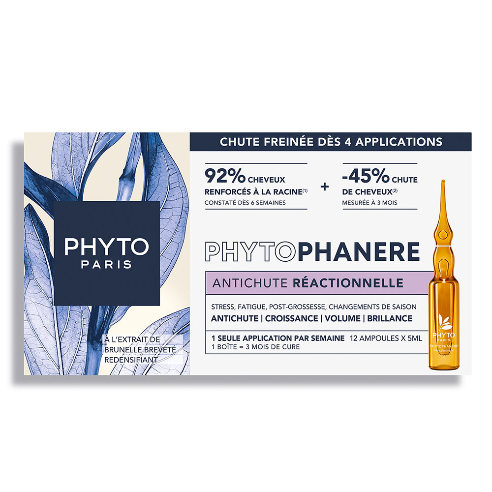 Phyto Paris Phytophanere Anticaída reactiva 12 ampollas