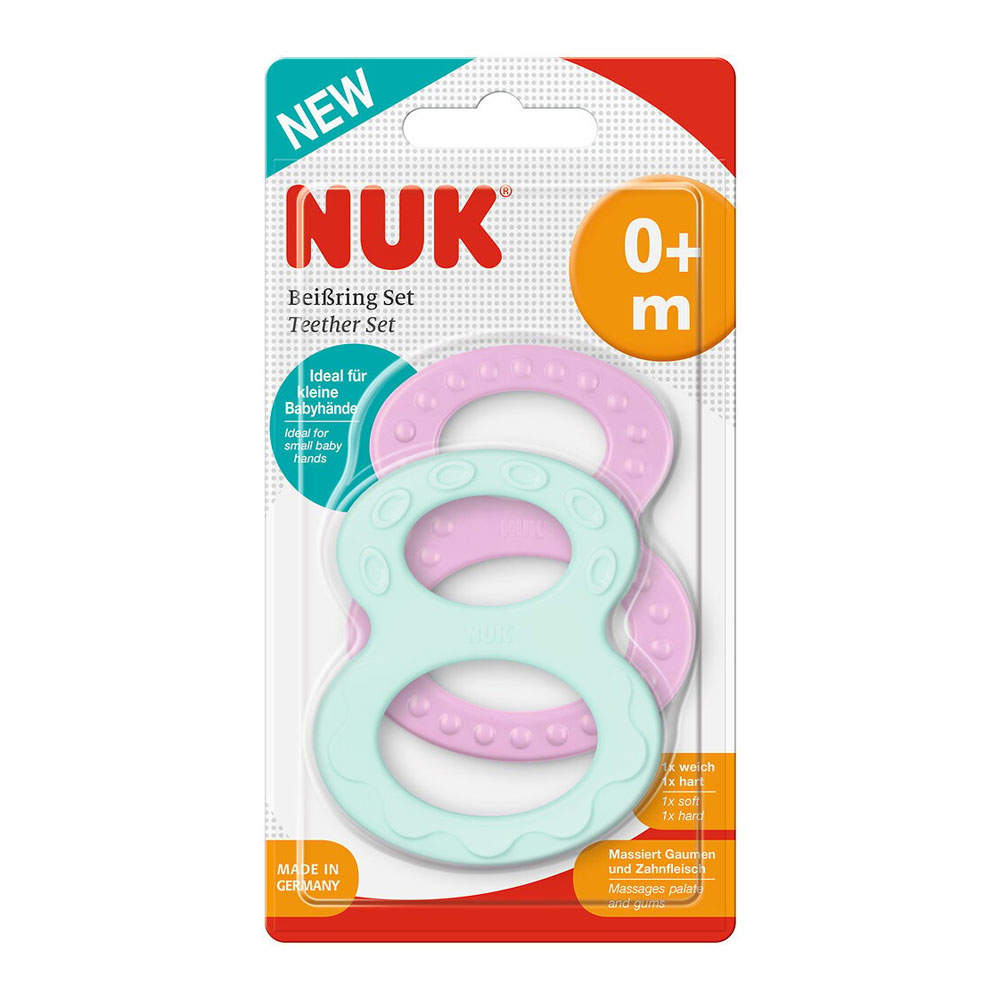 Nuk Anillos de dentición Classic 3 meses x2