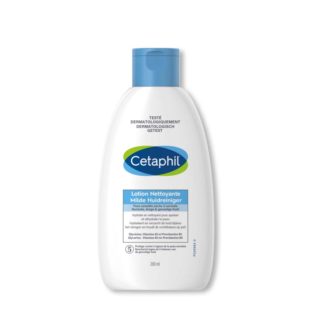 Cetaphil Locion Limpiadora Rostro Y Cuerpo Pieles Sensibles Peaux Sensibles 200ml