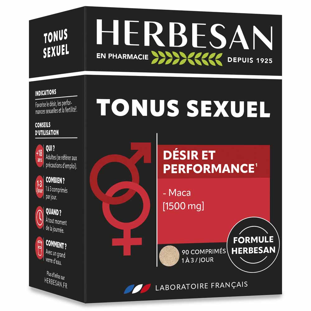 Herbesan Maca + Rendimiento Fisico 90 Comprimidos 500mg