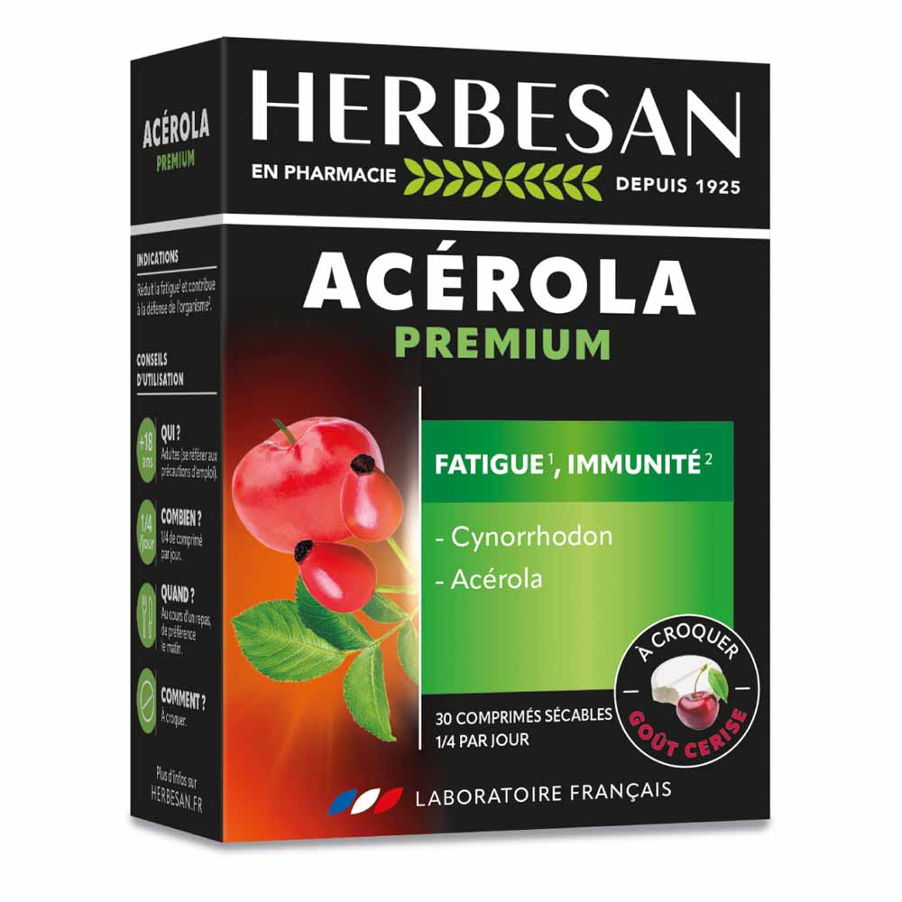 Herbesan Acerola Premium 30 comprimidos