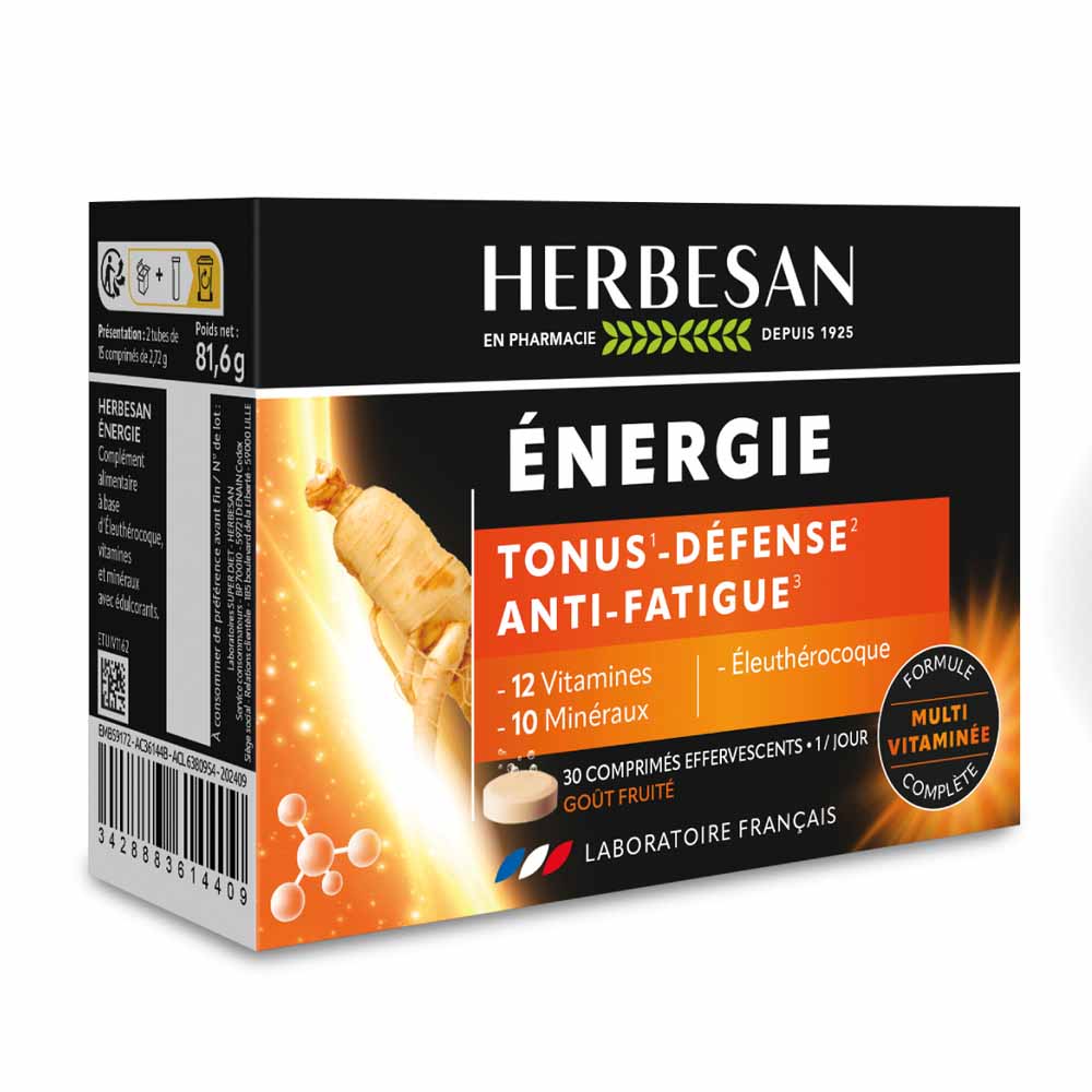 Herbesan Energía 30 comprimidos