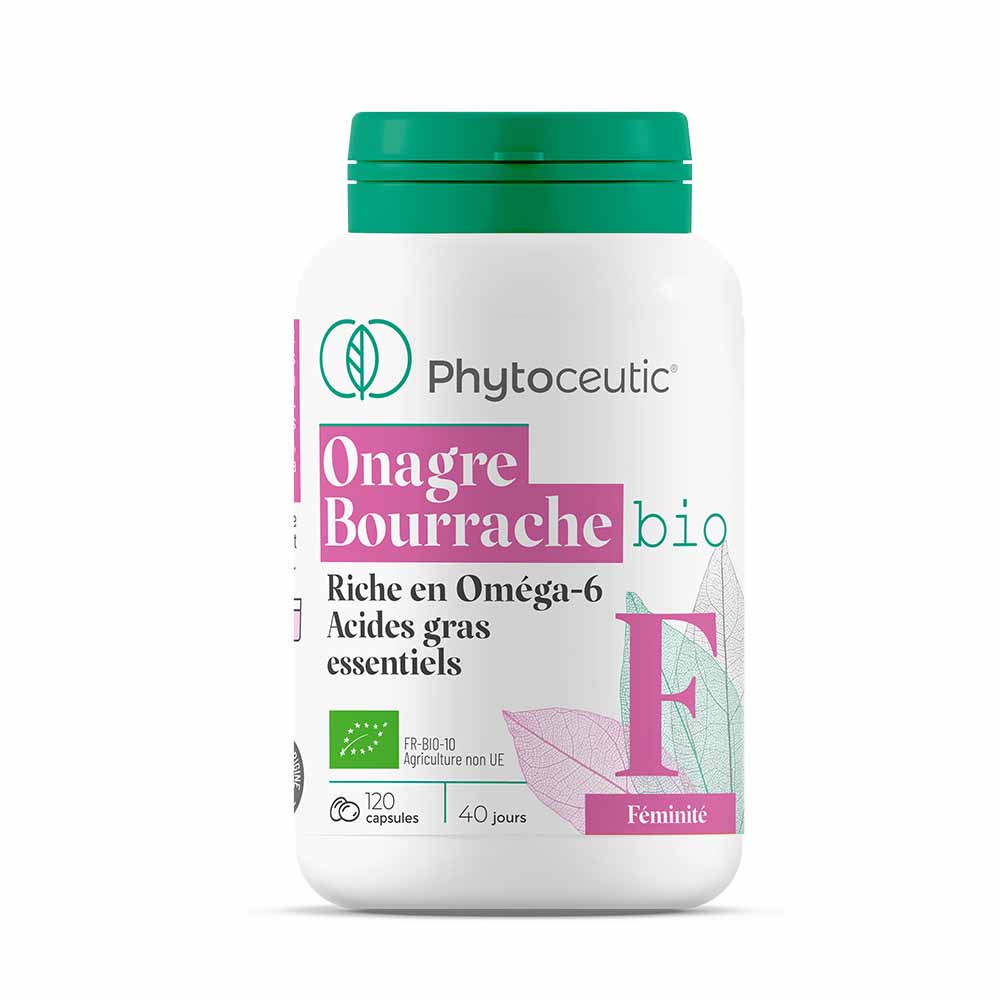 Phytoceutic Dúo Aceite Ecológico de Onagra y Borraja 120 Cápsulas