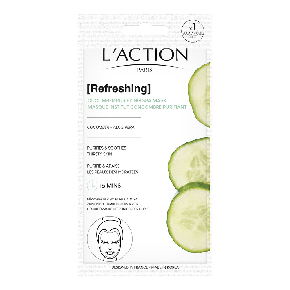 L'Action Cosmetique Mediatic Masque institut Concombre Purifiant