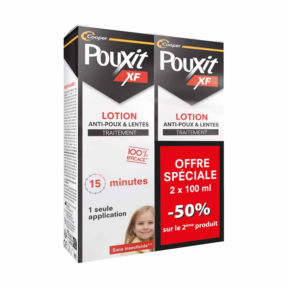 Pouxit XF Loción Antipiojos y Liendres 2x100ml