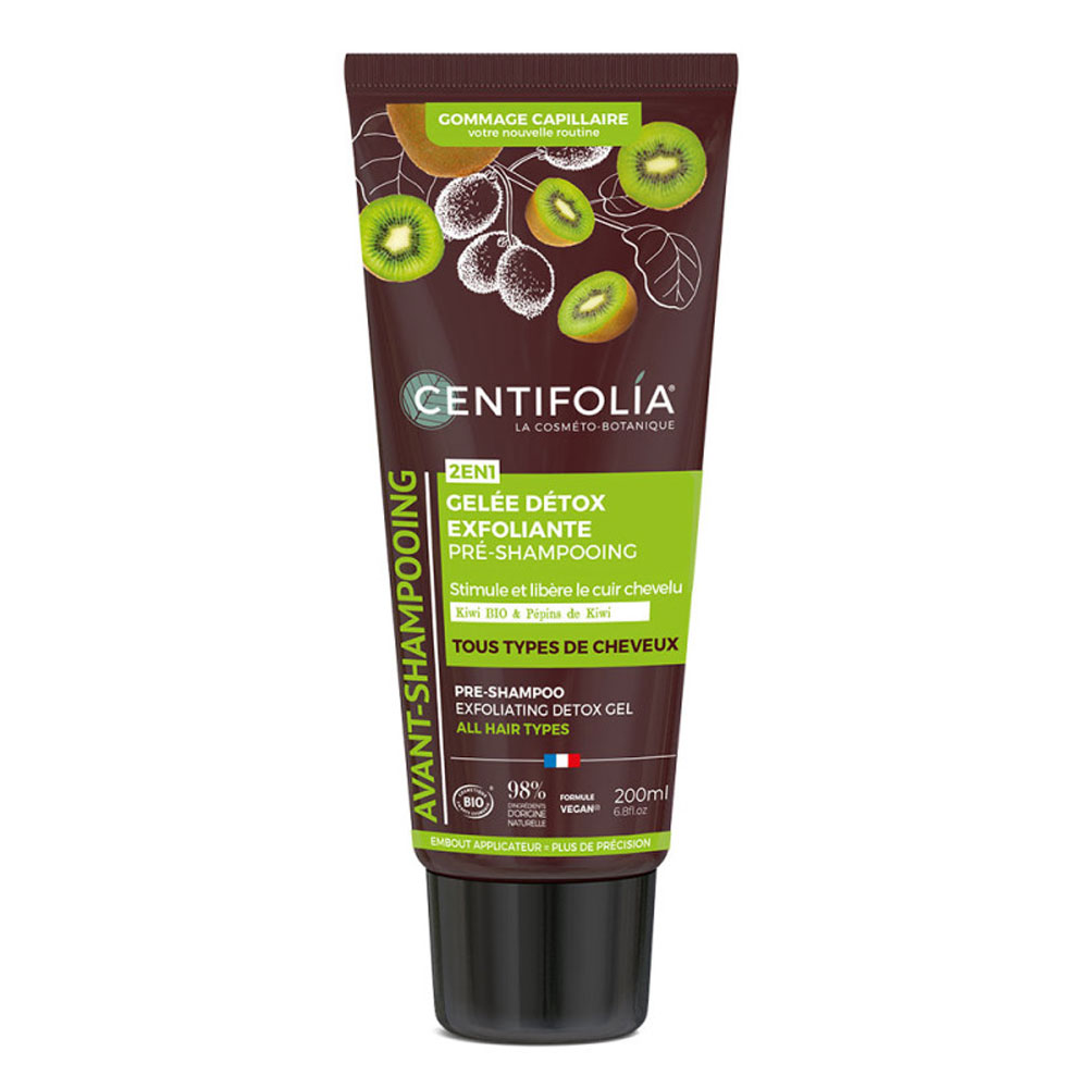 Centifolia Pre-champú exfoliante Gelée Détox 2en1 Bio 200 ml