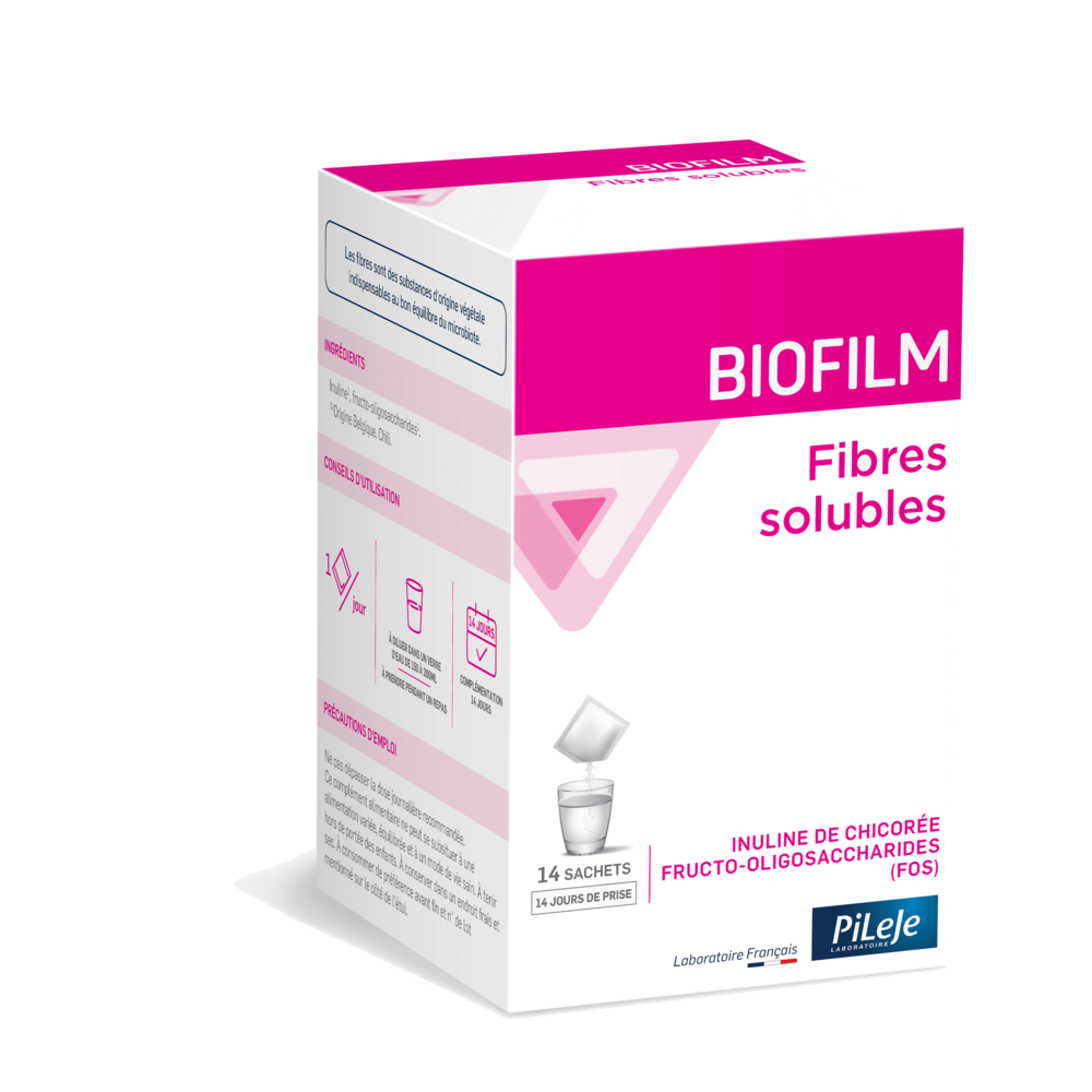 Pileje Biofilm Fibras solubles 14 sobres de 6 g