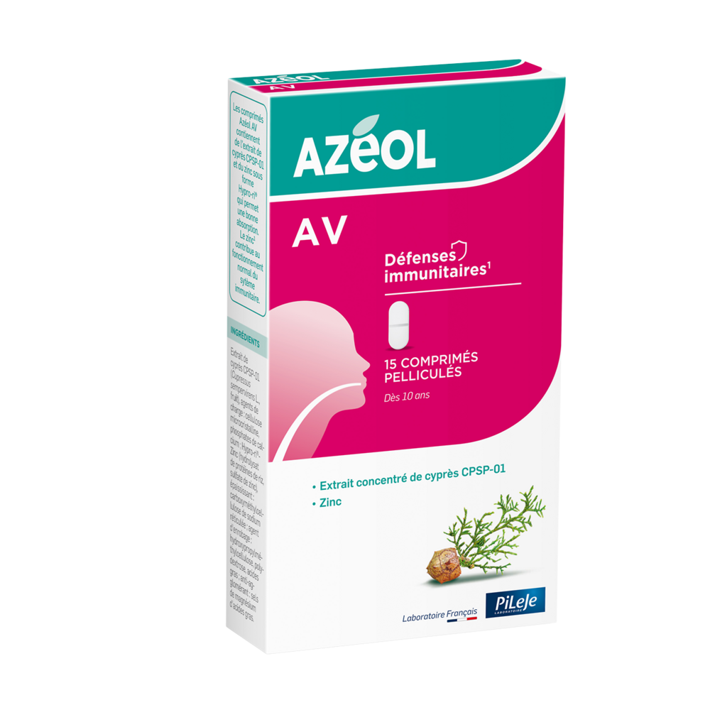 Pileje Azeol AV Defensas inmunitarias 15 comprimidos